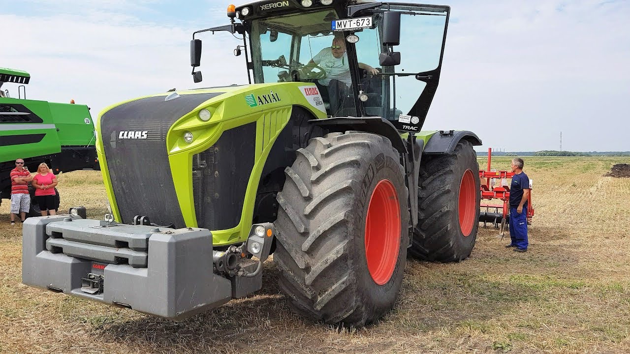 Claas Xerion 4500 tractor 365kw-490hp (tractor sound 0:50-1:41)