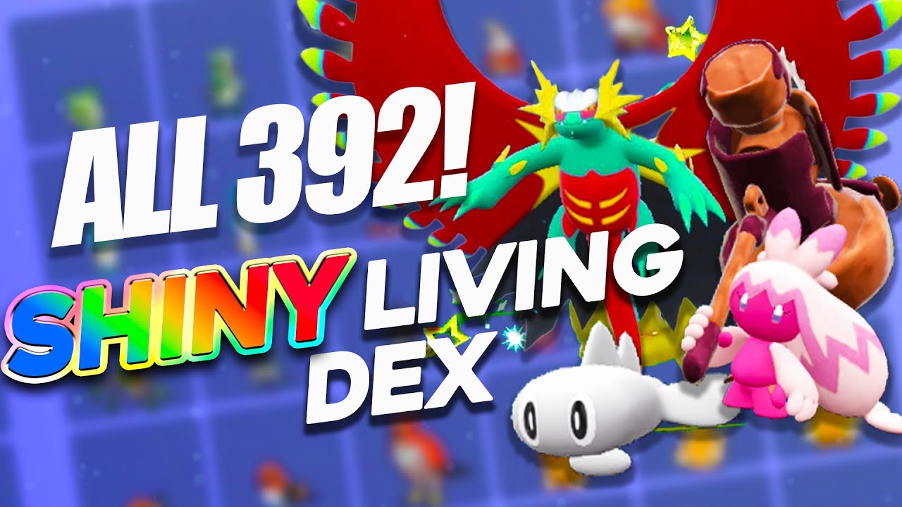 I Completed the LIVING SHINY DEX in Pokemon Scarlet and Violet (AGAIN)