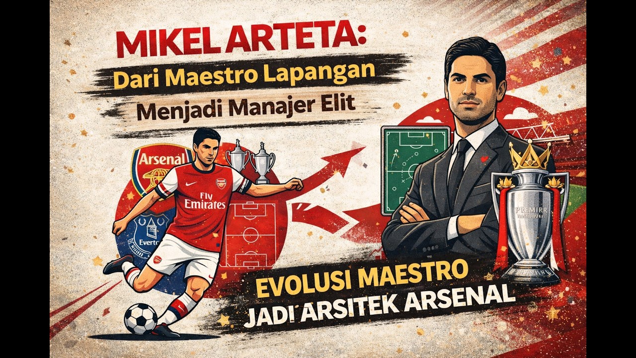 Mikel Arteta: Perjalanan Transformasi dari Kapten Menjadi Manajer Elit Arsenal