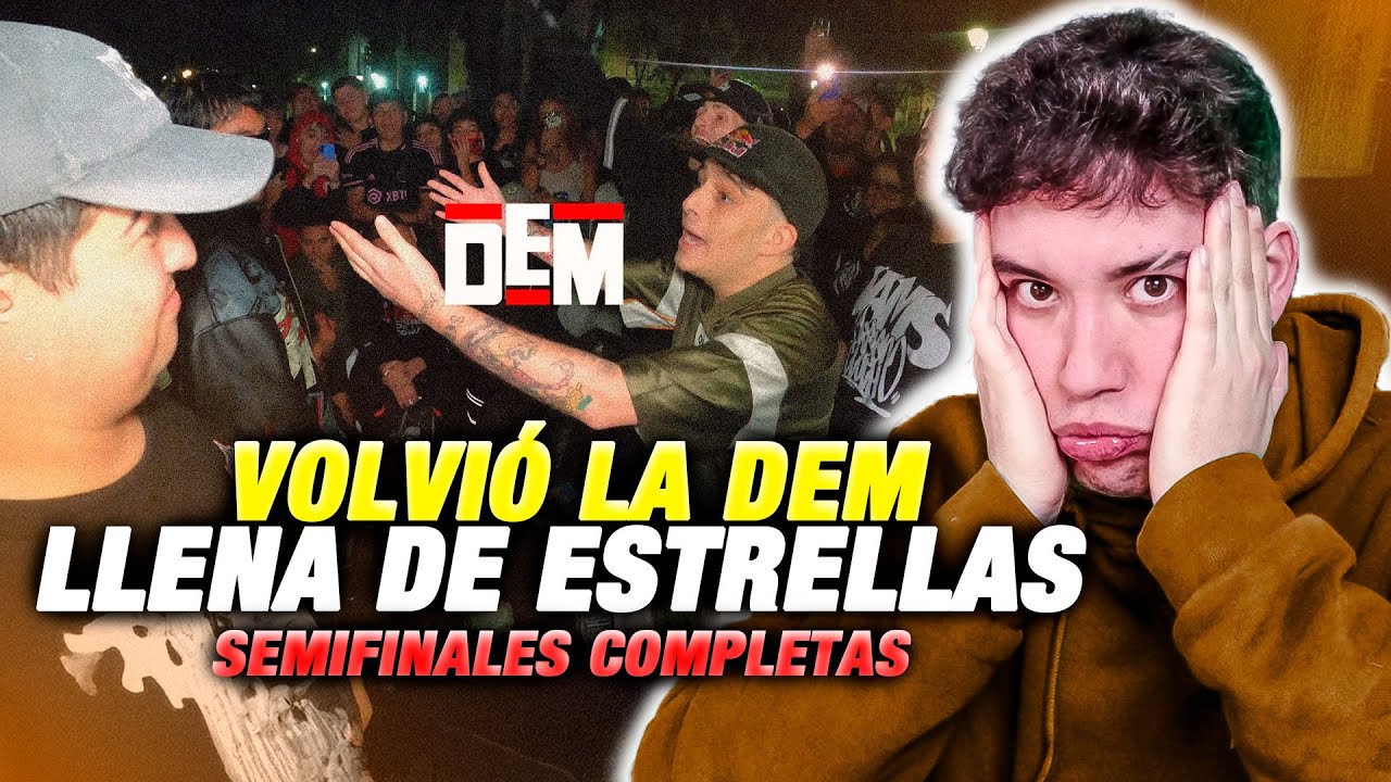 LAS SEMIFINALES DE LA DEM SON UNA LOCURA: CTZ PRIME, HDR PRENDIDO, EL MENOR MODO DIOS, MCMA RISAS...
