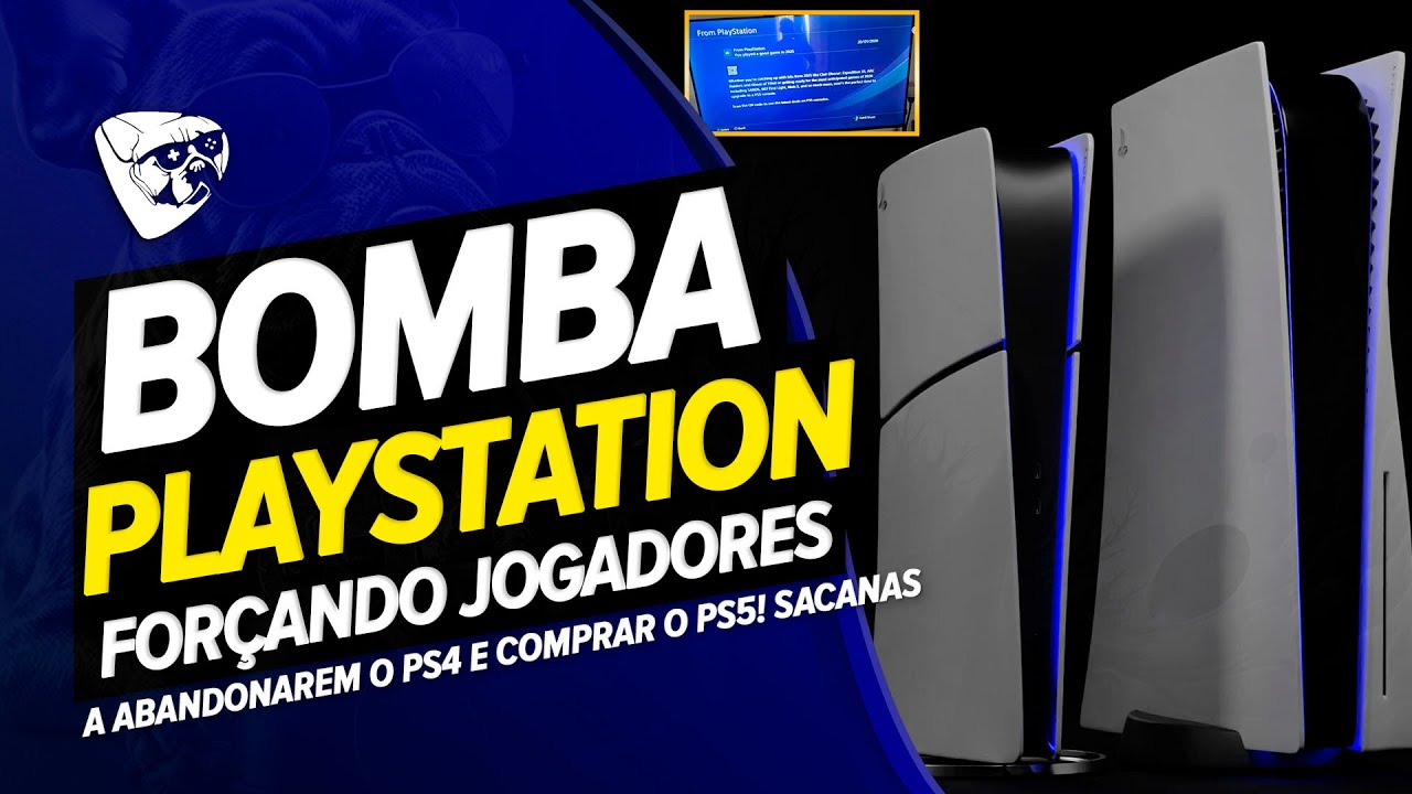 A SONY FICOU LOUCA! PLAYSTATION ESTÁ FORÇANDO JOGADORES A ABANDONAREM O PS4 e COMPRAR O PS5! SACANAS