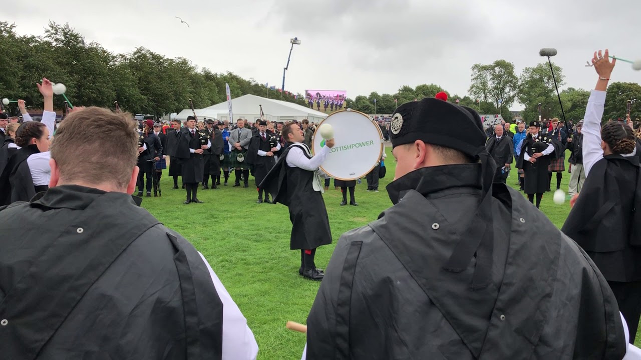 [HD] Scottish Power Pipe Band - MSR full run during 2018 Worlds final