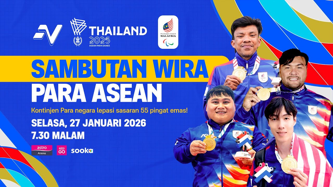 Kepulangan wira/wirawati kontinjen Para ASEAN negara ! | Nadi Arena