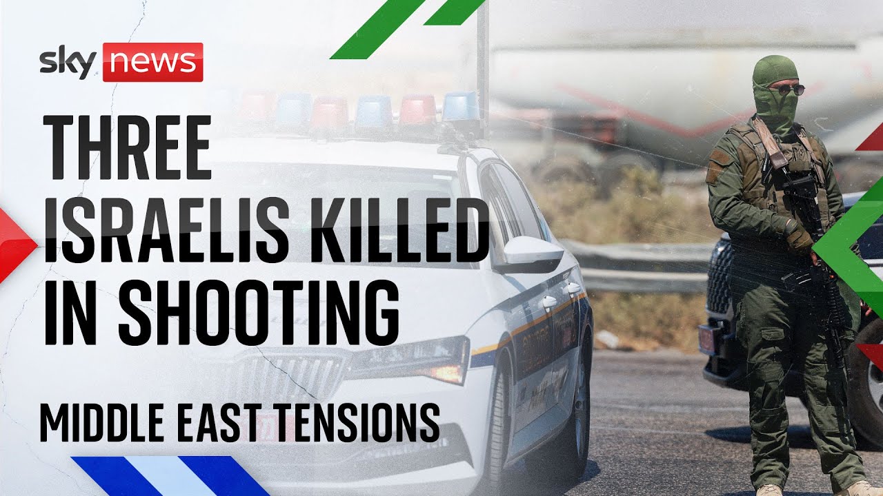 Three Israelis killed by gunman at West Bank border crossing with Jordan