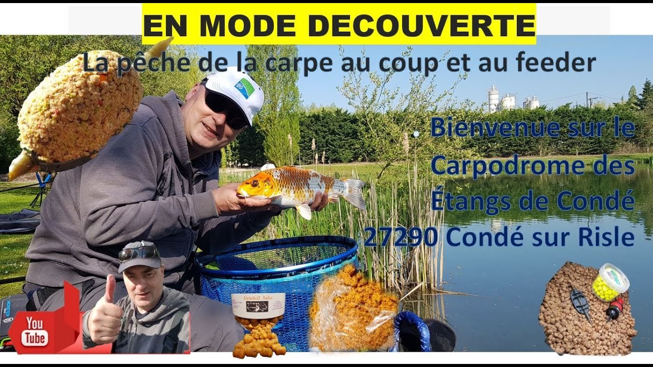 🎥 Présentation du carpodrome des étangs de condé Condé sur Risle ✪✪ ★Carpodrome de Laurielle★