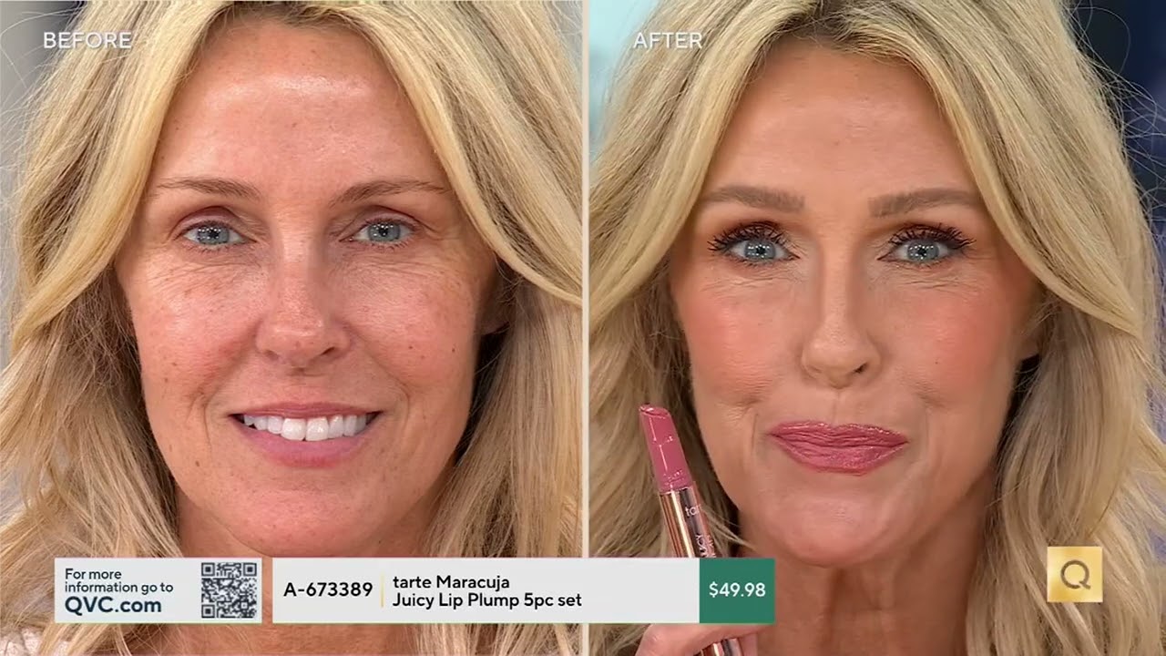 tarte Maracuja Juicy Lip Plump 5pc set on QVC