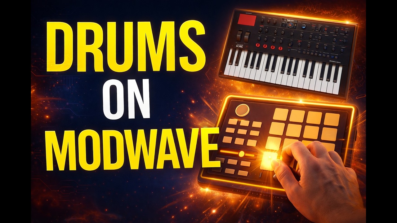 Turn Your Korg Modwave Into a Drum Machine! (Full Drum Synth Tutorial)