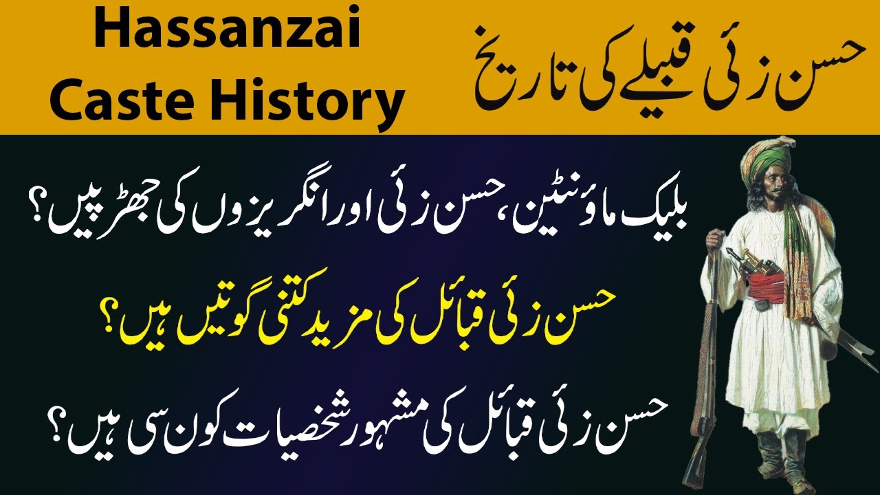 IHC Caste series: History of Hassanzai tribe in urdu/Hindi | pashtun tribe -- Hassan zai family tree