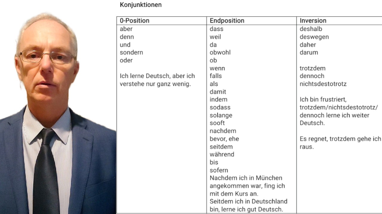 Deutsch lernen #konjunktion #als #wenn #wann #if #when #deutschlernen
