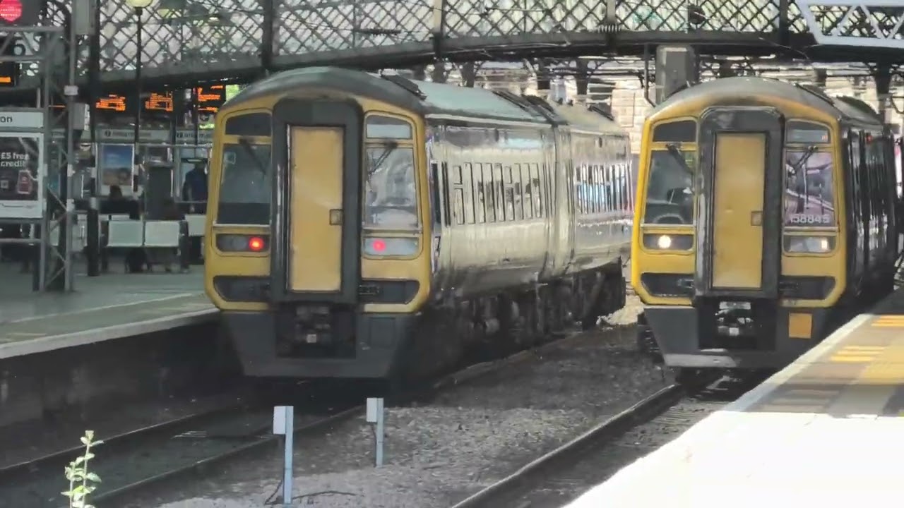 Trains at Newcastle Station on Saturday 17/05/25 in Full 4K Ultra HD! briefly featuring WCRC 47848