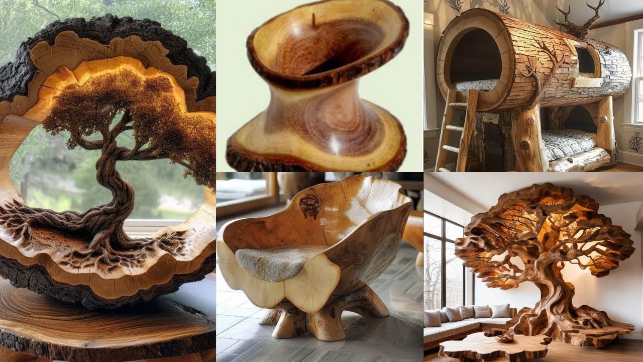 inspiring wood log furniture ideas for your home decor
