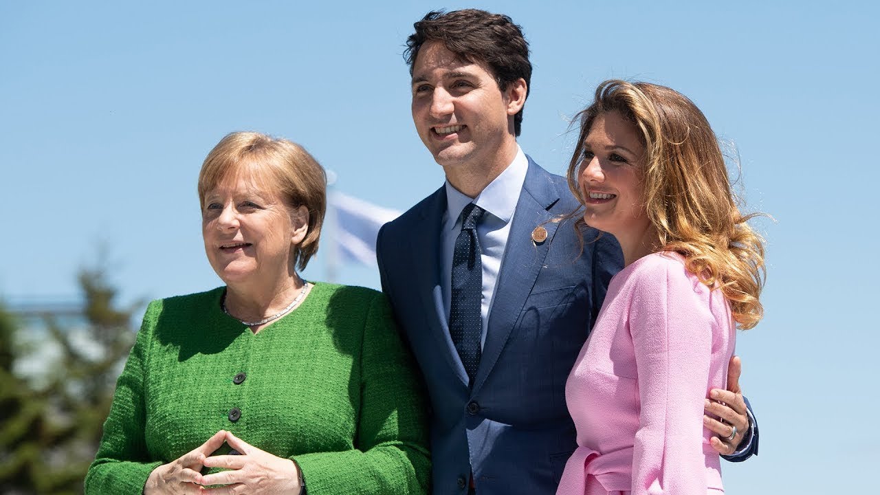 PM Trudeau welcome his counterparts to the 2018 G7 Summit