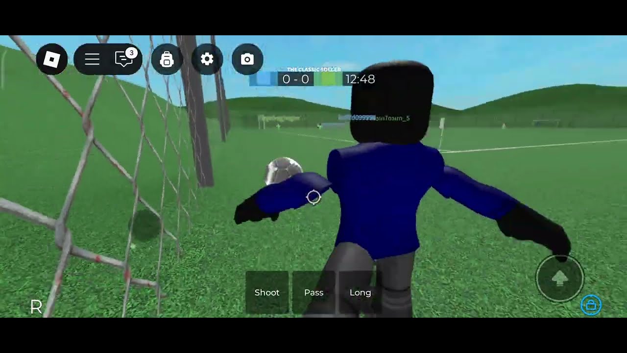Hacker in The Classic Soccer Roblox #2
