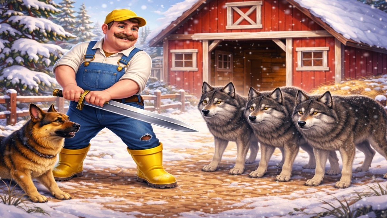 Winter Terror at the Farm ❄️😱 | Old MacDonald’s Brave Dog Saves the Animals 🐕🛡️ | Farm Rescue Story