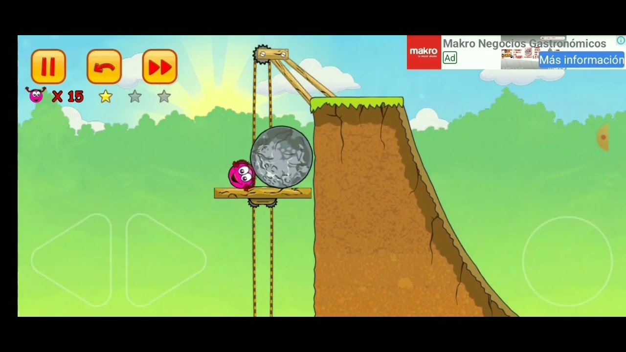 Coo subir del nivel 52 al 56 con las tres estrellas en Red ball 3 👍
