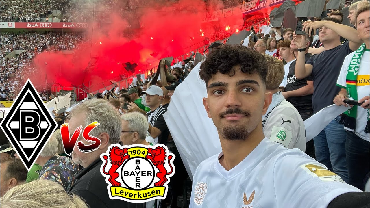 Last Minute Sieg🔥😱bei Pyroshow🧨und Choreo | Borussia Mönchengladbach vs Bayer Leverkusen Stadionvlog
