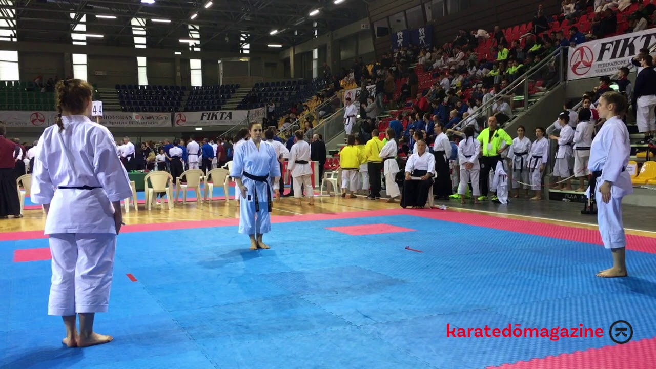 X CAMPIONATI ITALIANI ASSOLUTI FIKTA 2019 Finale Kata/Bunkai a Squadre Femminile KI DOJO VERONA
