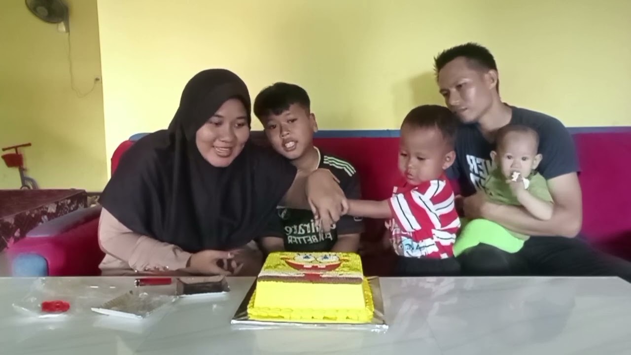 KAHFI TIUP LILIN KUE ULANG TAHUN KE 3 TAHUN🤩