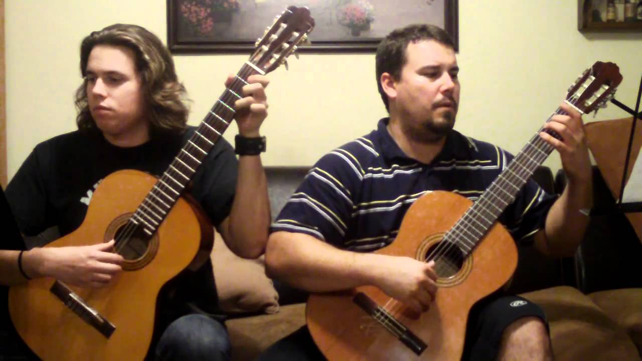 Entree by Leopold Mozart classical guitar duo