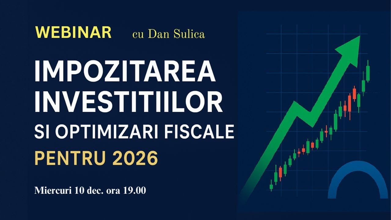 Impozitarea veniturilor din investitii si optimizari fiscale