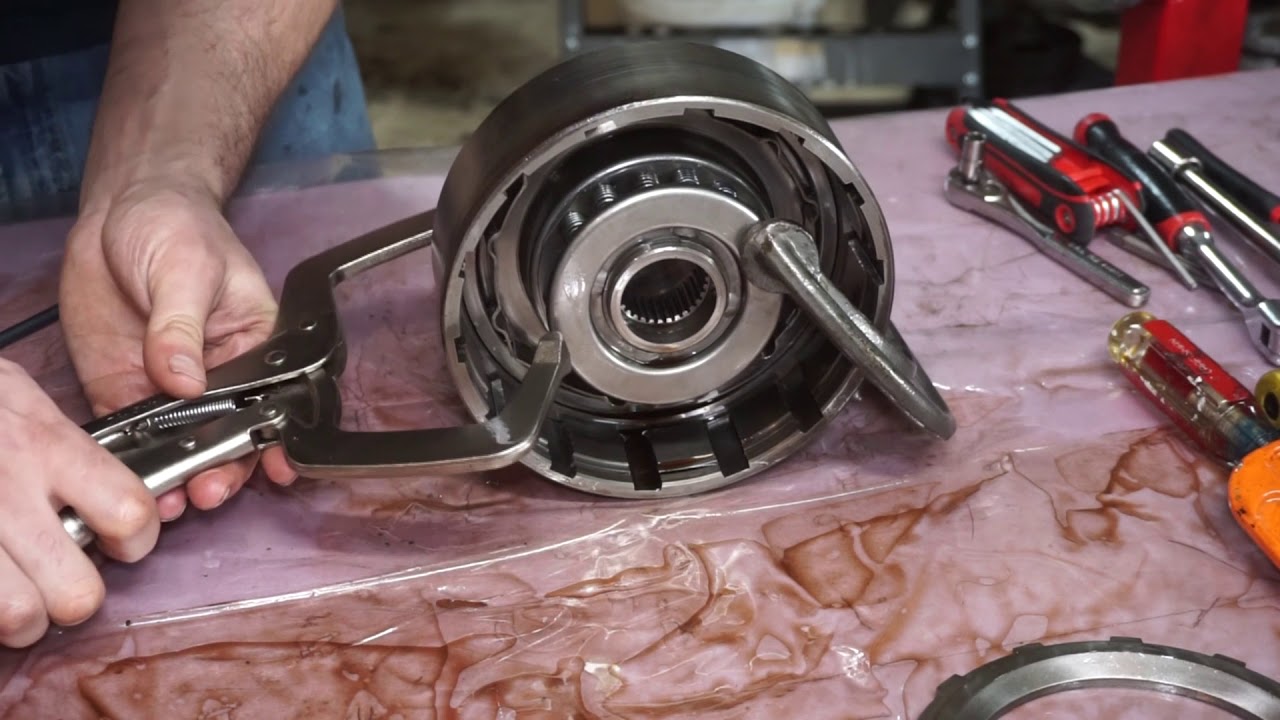 TH400 DIRECT DRUM REBUILD, 7 Clutch, 34 element sprag, dual feed.