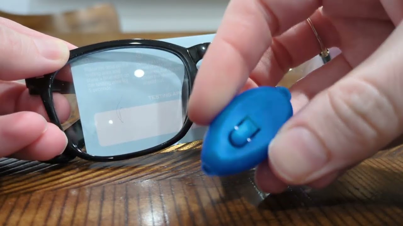 Testing blue light glasses!