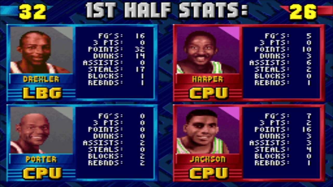 NBA Jam  Classic Gameplay #gameplay #nintendo #snes #sega #nba #jam #kaboom #pcgaming #pc #gaming