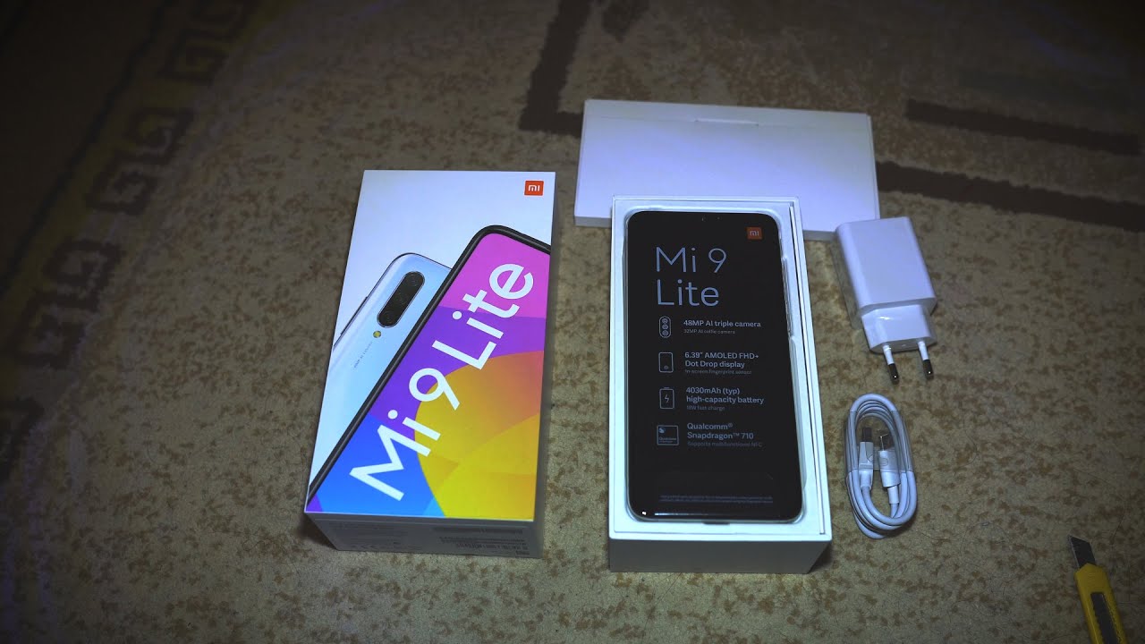 Xiaomi Mi 9 Lite (CC9) Unboxing Pearl White Edition - Global Version (4K)