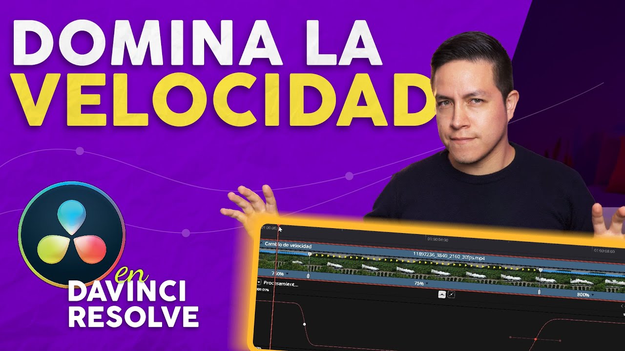 🟠 Cómo hacer RAMPAS DE VELOCIDAD en DaVinci Resolve: Paso a Paso