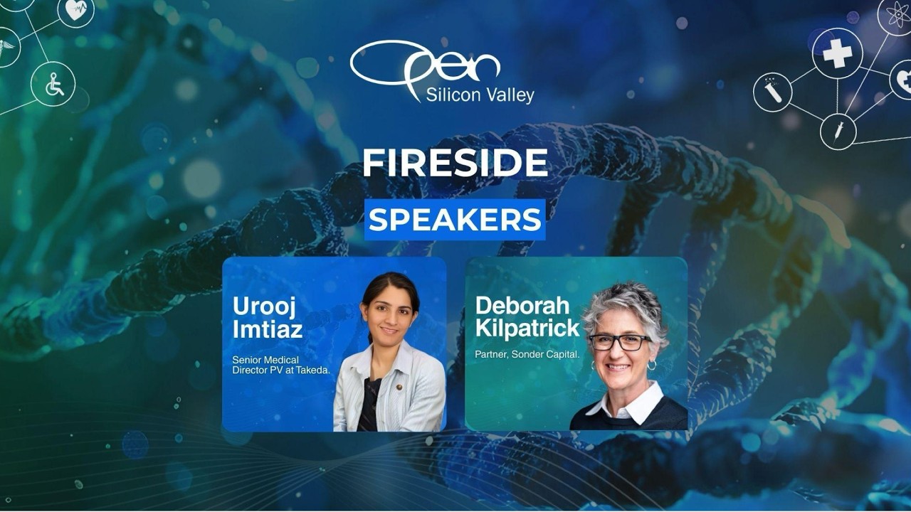 OPEN SV - 𝐇𝐞𝐚𝐥𝐭𝐡𝐜𝐚𝐫𝐞 & 𝐁𝐢𝐨𝐭𝐞𝐜𝐡 𝐅𝐨𝐫𝐮𝐦 𝟐𝟎𝟐𝟔, Fireside conversation 𝐔𝐫𝐨𝐨𝐣 𝐈𝐦𝐭𝐢𝐚𝐳 and 𝐃𝐞𝐛𝐨𝐫𝐚𝐡 𝐊𝐢𝐥𝐩𝐚𝐭𝐫𝐢𝐜𝐤