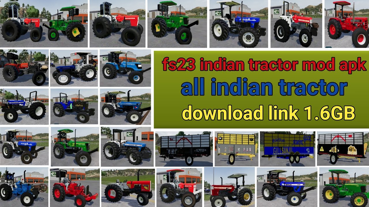 fs23 all indian tractor mod // Nishu Bhai tractor // download link #fs23
