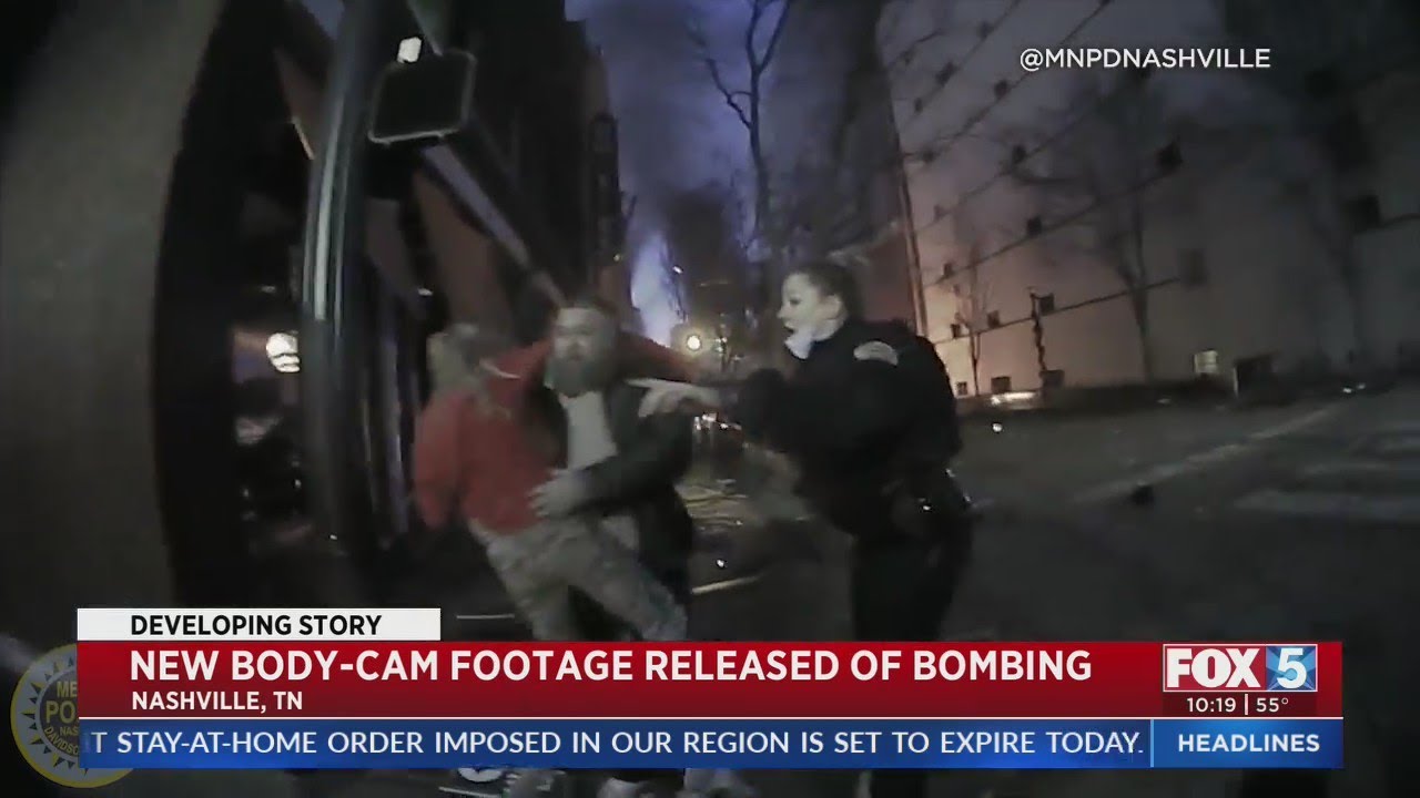 Police Release Bodycam Footage Of Nashville Explosion