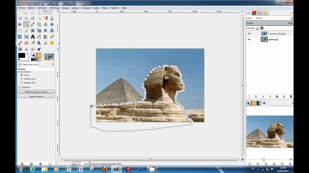 Modifier la profondeur de champ avec Gimp