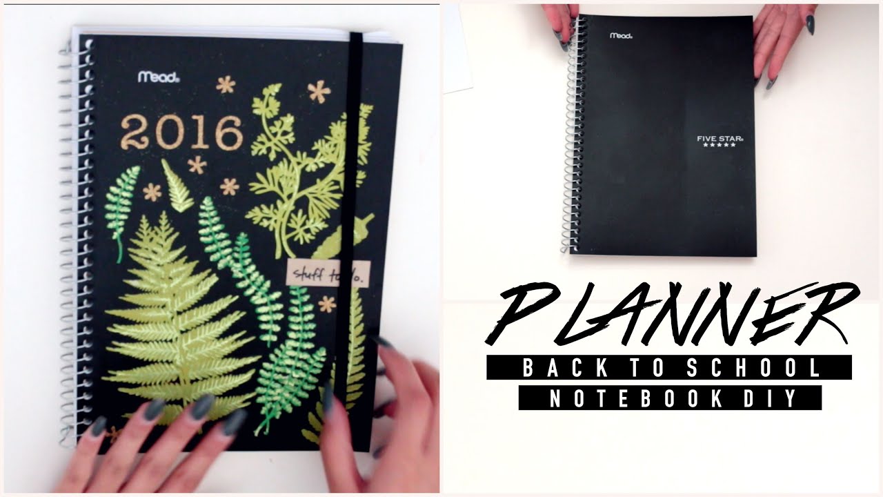 DIY PLANNER FROM NOTEBOOK | BTS CatCreature