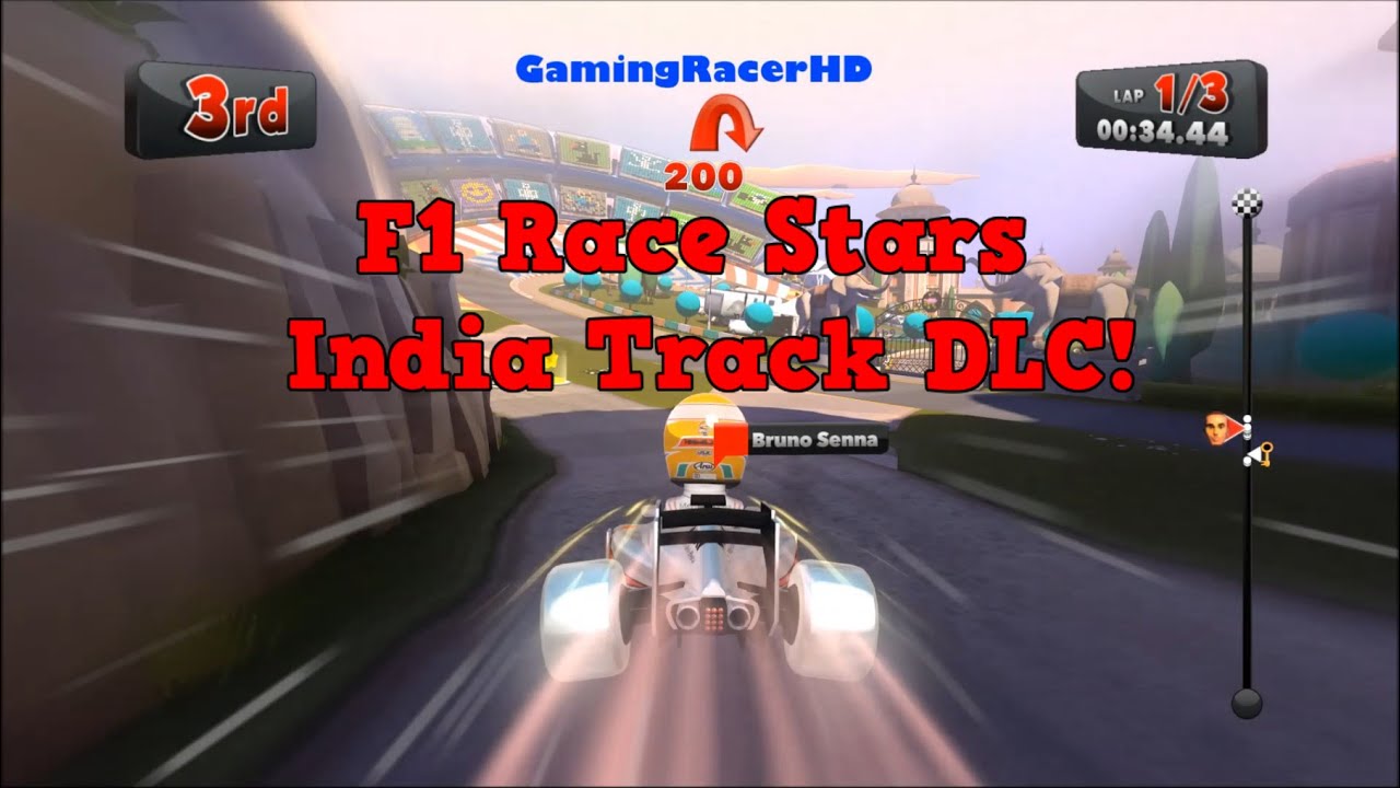 F1 Race Stars - India Track DLC Gameplay! (1080p HD)