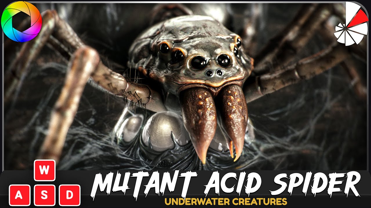 Mutant Acid Spider - Monster Creature