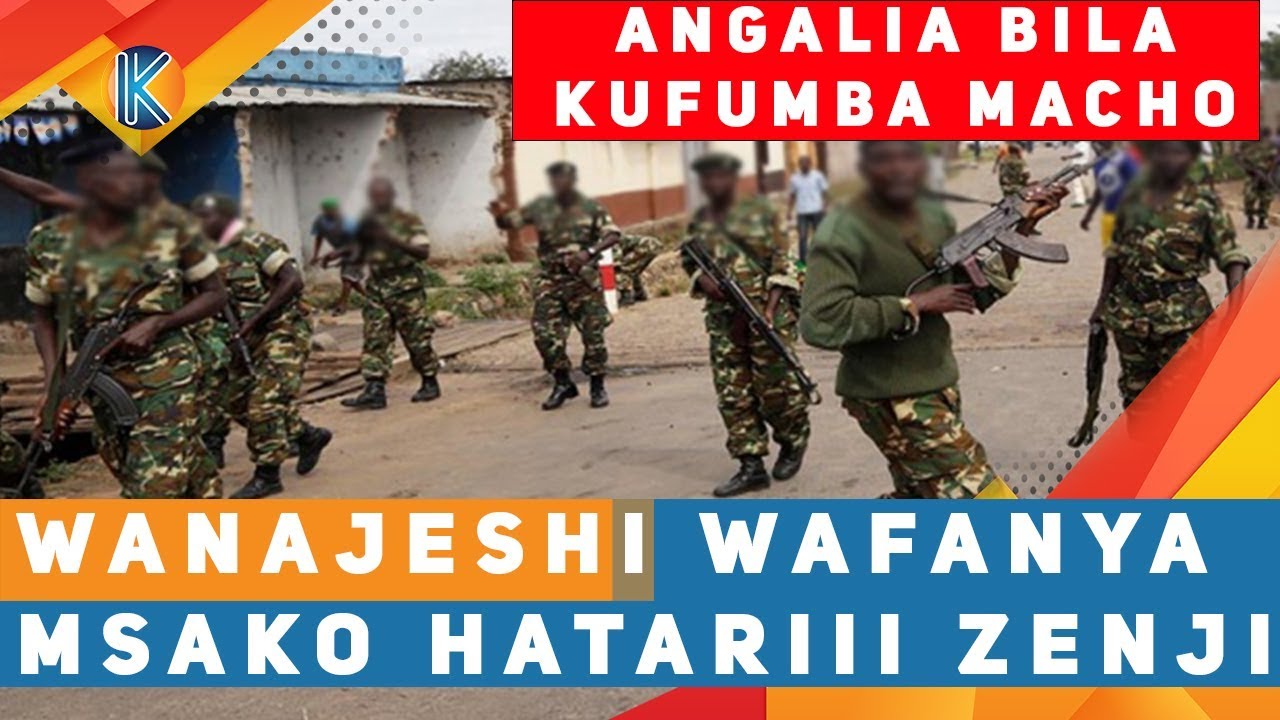 WANAJESHI WAFANYA MSAKO HATARI ZANZIBAR