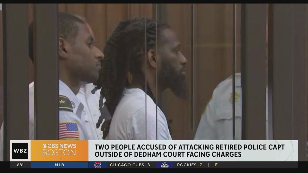 2 charged with courthouse attack of former state trooper involved in Dedham drowning case