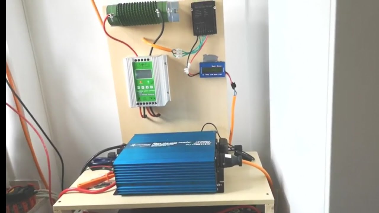 Hybrid Anlage 2x280Ah Batterien Mppt Laderegler Wind Und Solar