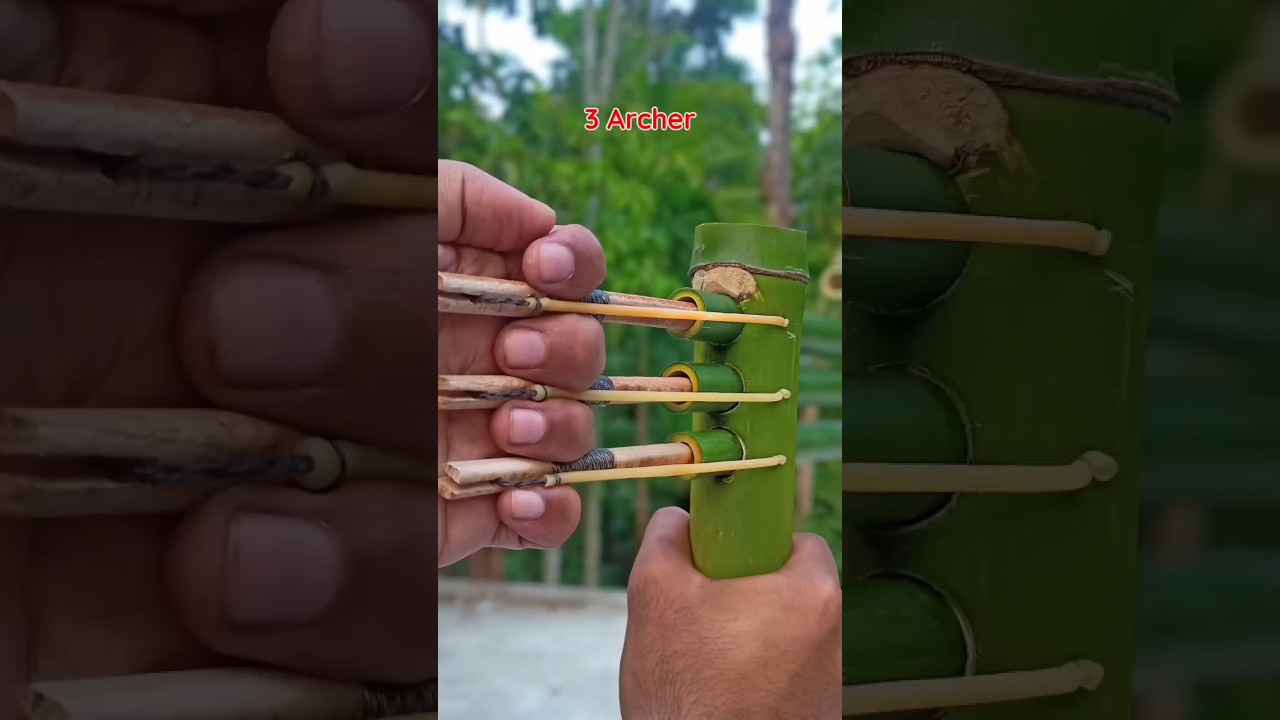 Pure Green Bamboo Slingshots #bamboo #diy