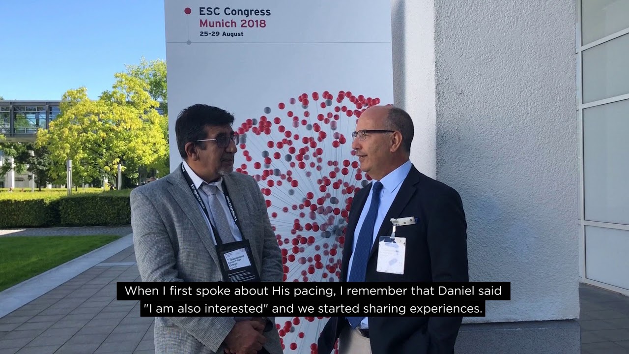 Synchromax interview to Dr. Francesco Zanon. ESC 2018, Munich, Germany