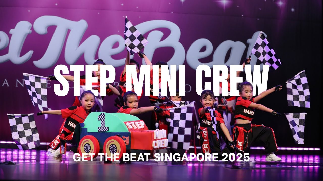 Get The Beat Singapore 2025 HipHop (8 & Under) — STEP Mini Crew (4th Place)