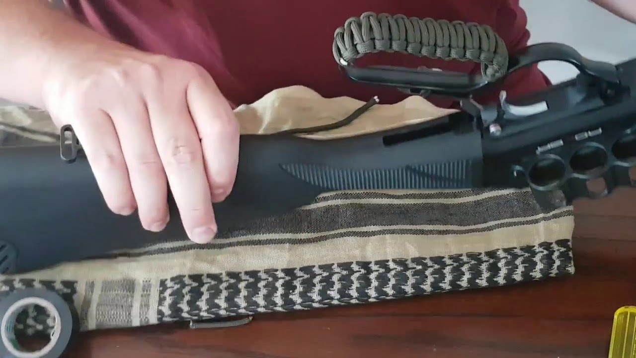 How to paracord wrap your Adler A110 lever action shotgun