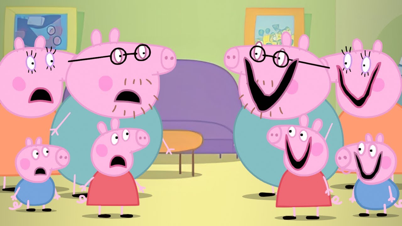 What's wrong with this family? - Peppa Compilation Animation