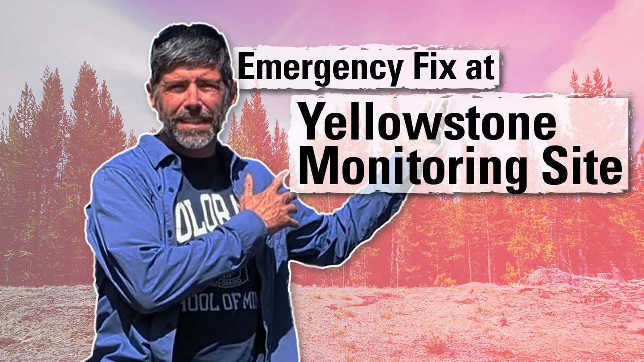 Emergency Fix at a Yellowstone Monitoring Site (Yellowstone Monthly Update - October 2025)