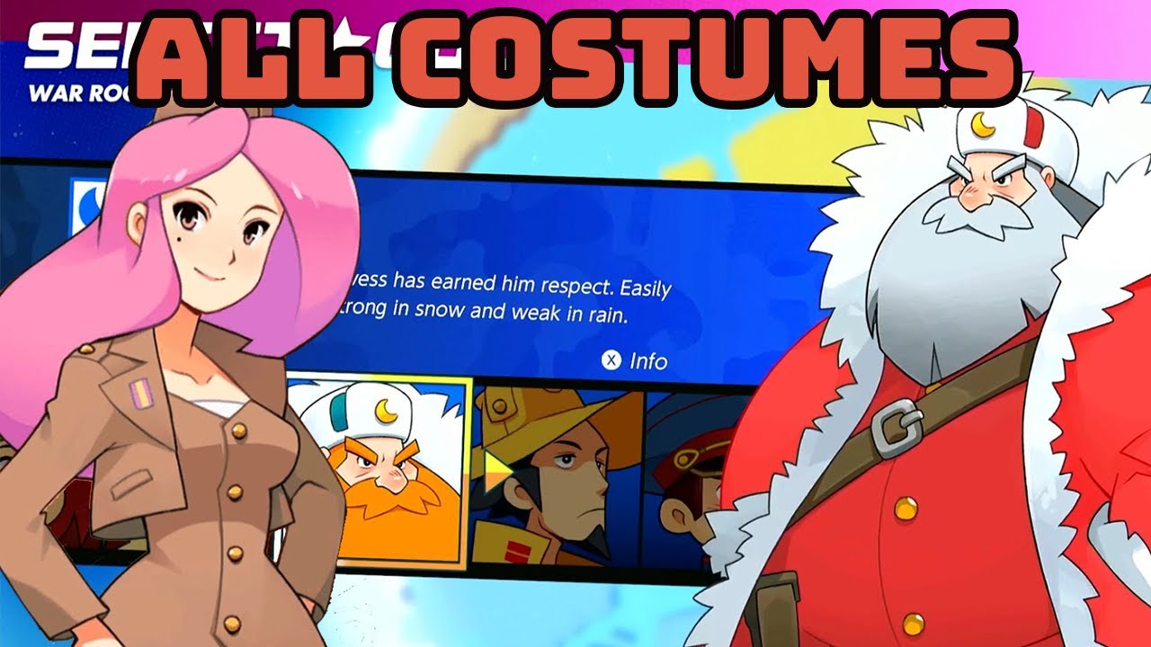 ALL CO ALTERNATE COSTUMES - Advance Wars 1+2 Re-Boot Camp