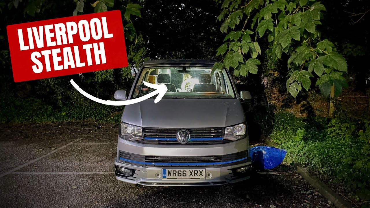 We hired a VW Transporter T6 to STEALTH CAMP