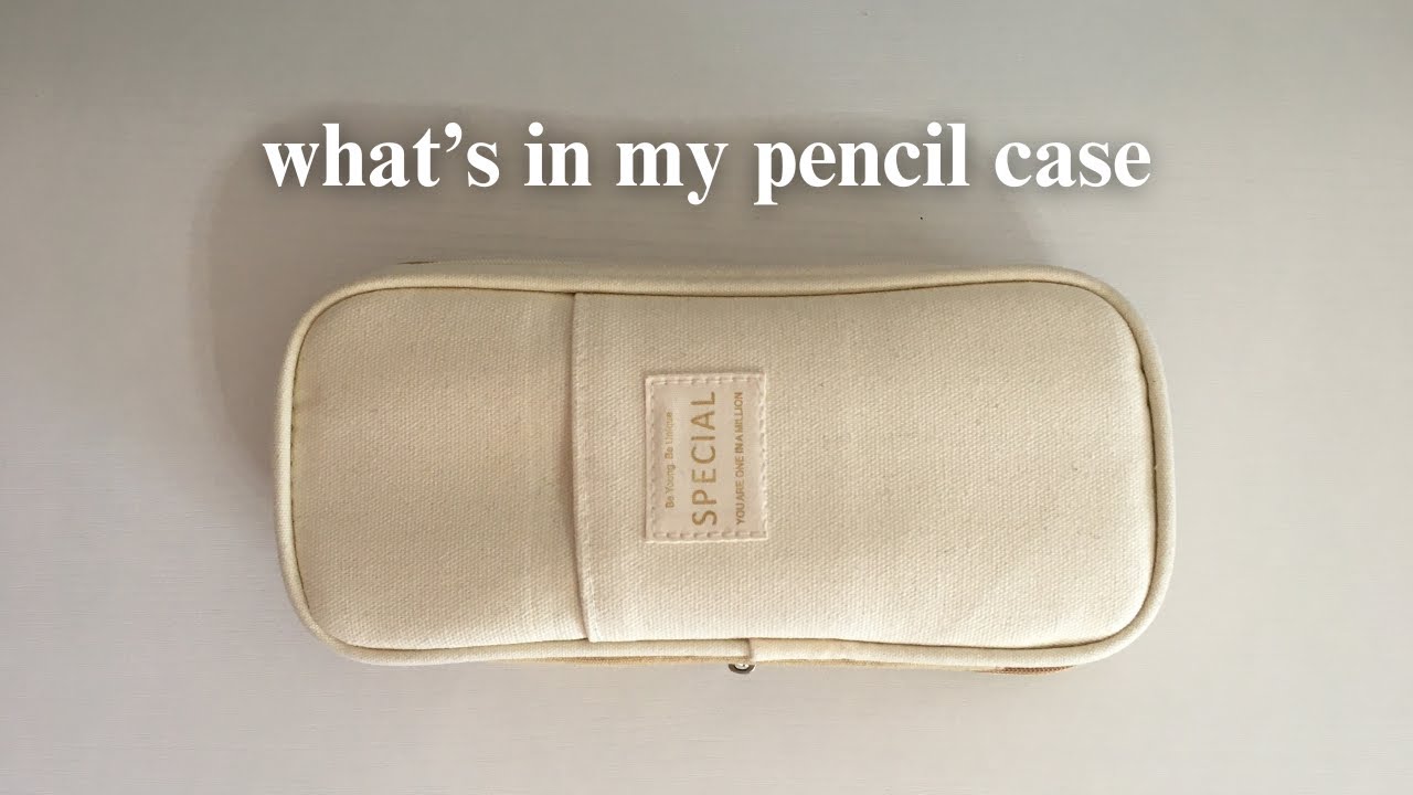 what’s in my pencil case 🍞