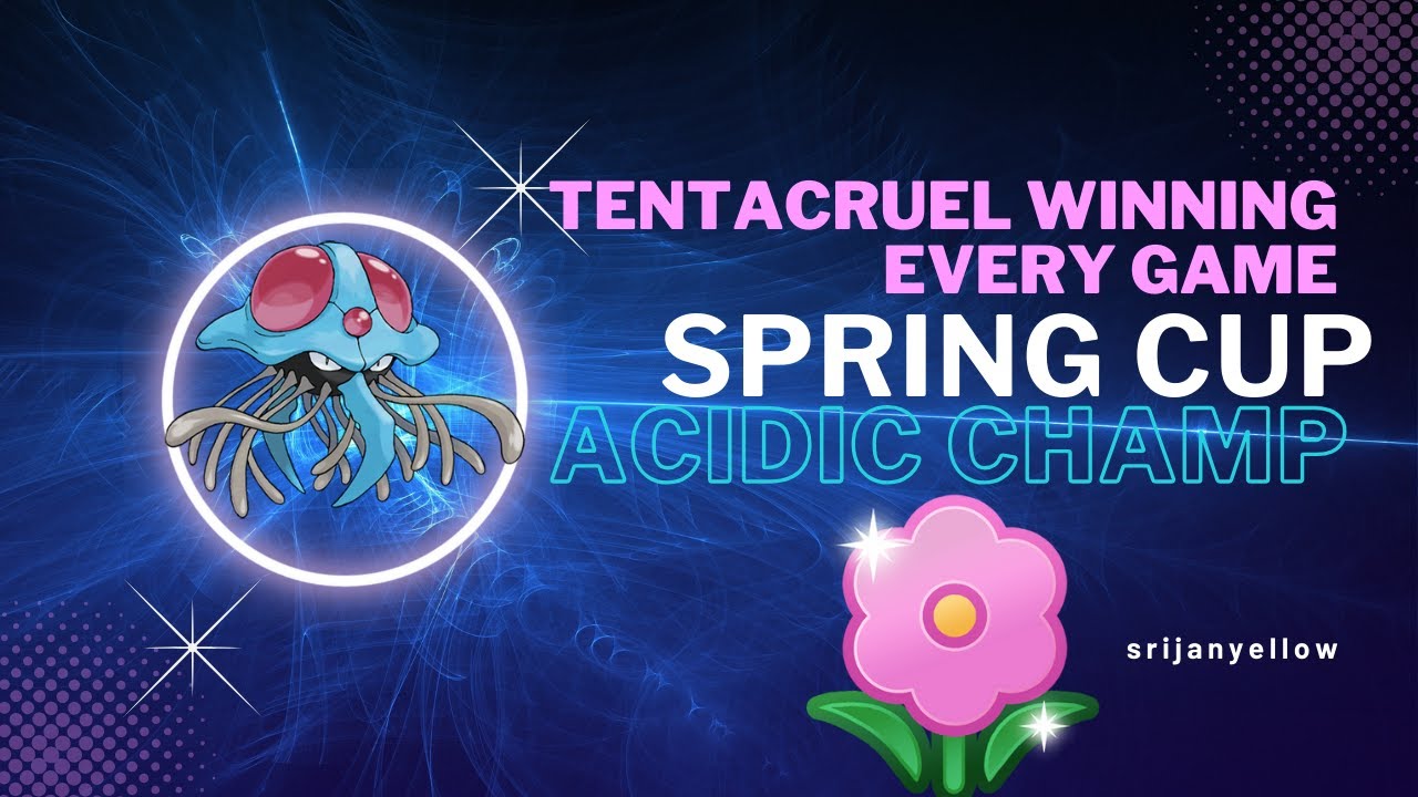 Spring Cup is still on for this week. Tentacruel Team is EASY in this cup.Best spring cup Pokemon GO