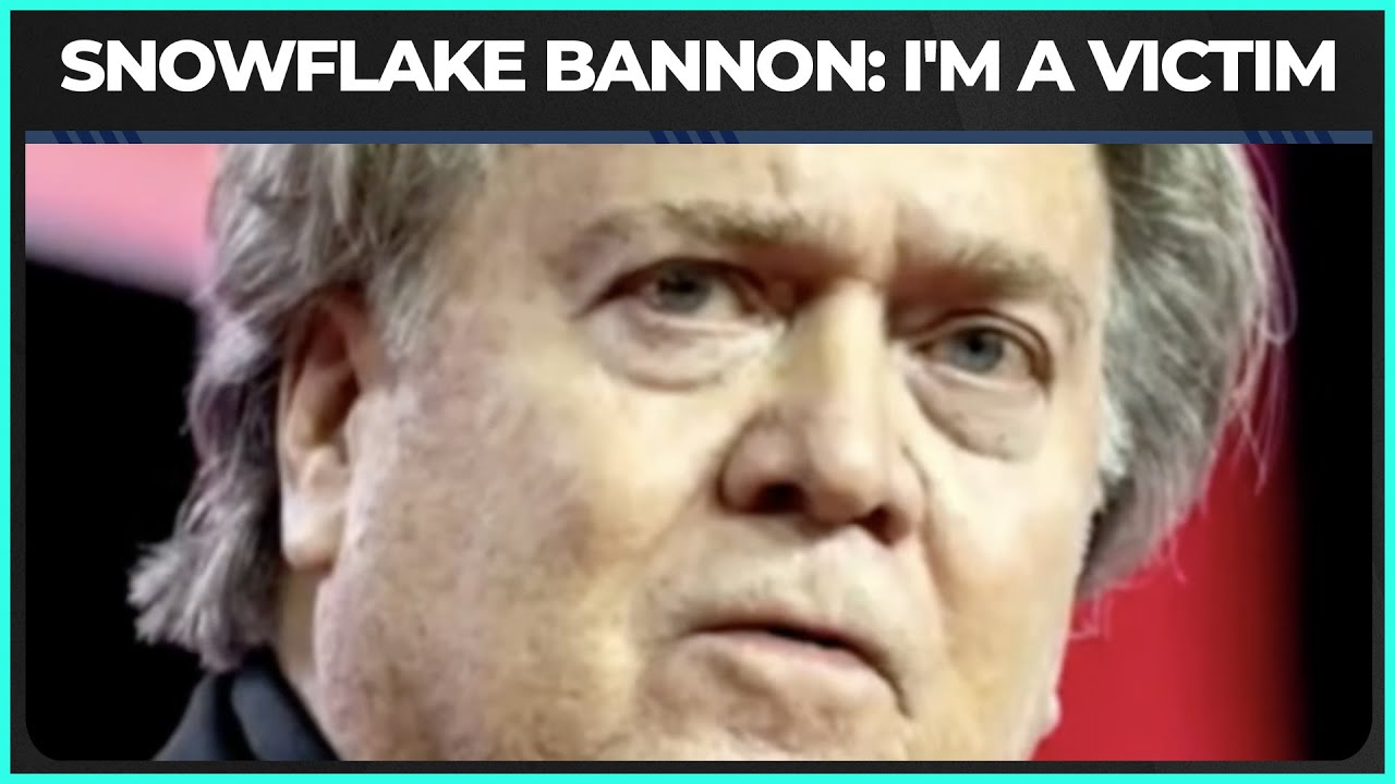 Steve Bannon Cries About Being A Victim After Being Forced To Report To Prison